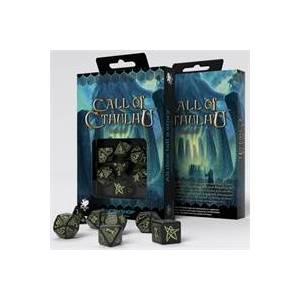 SET DE DES CALL OF CTHULHU ABYSSAL ET BLANC