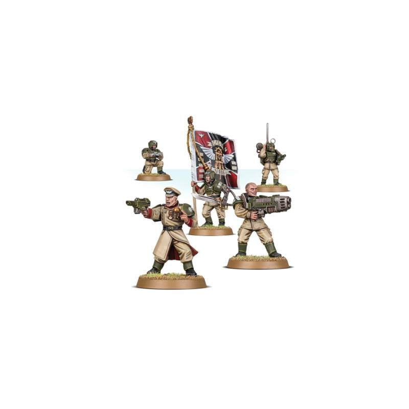 WARHAMMER 40K ASTRA MILITARUM - CADIAN COMMAND SQUAD WARHAMMER 40K ASTRA MILITARUM - CADIAN COMMAND SQUAD