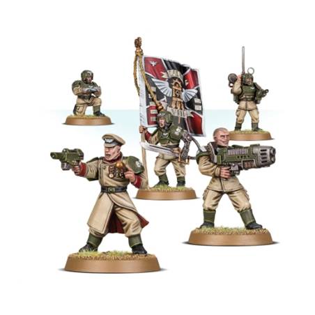WARHAMMER 40K ASTRA MILITARUM - CADIAN COMMAND SQUAD