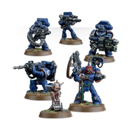 WARHAMMER 40K SPACE MARINES - DEVASTATOR SQUAD (OLD)WARHAMMER Troup...