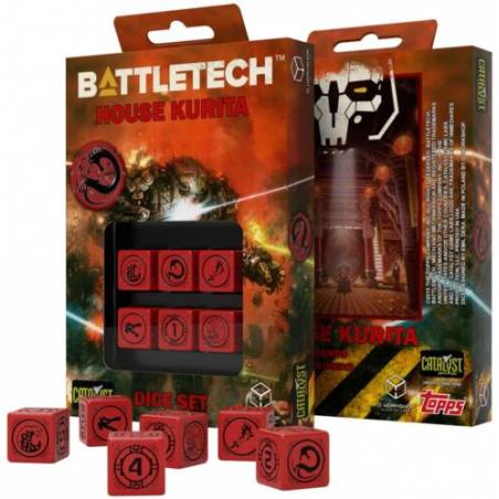 DICE SET BATTLETECH HOUSE KURITA 