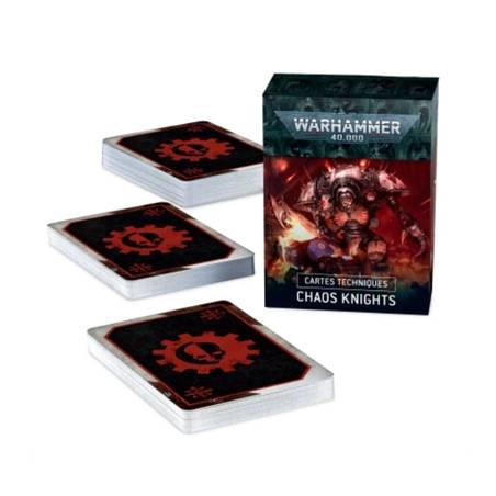 WARHAMMER 40K CARTES TECHNIQUES CHAOS KNIGHTSWARHAMMER 40K Les cart...