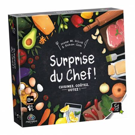 SURPRISE DU CHEFJEUX D'AMBIANCE A chaque tour, l'un des joueurs dev...