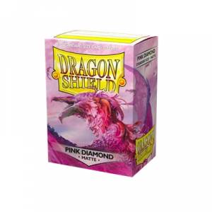 DRAGON SHIELD MATTE PINK DIAMONDPROTEGES CARTES 100 protèges cartes...