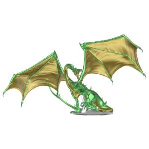 D&D ICONS EMERALD DRAGON