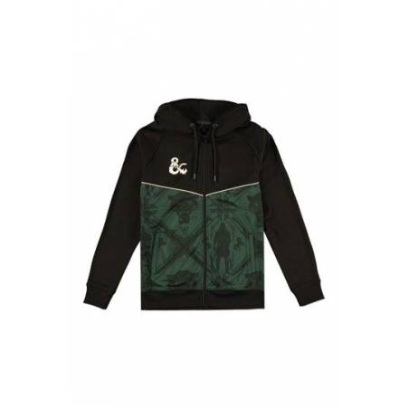 VESTE D&D TAILLE MVETEMENT Veste à capuche à fermeture zippée haute...
