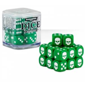 DICE CUBE WARHAMMER - VERTWARHAMMER Un robuste cube en plastique co...