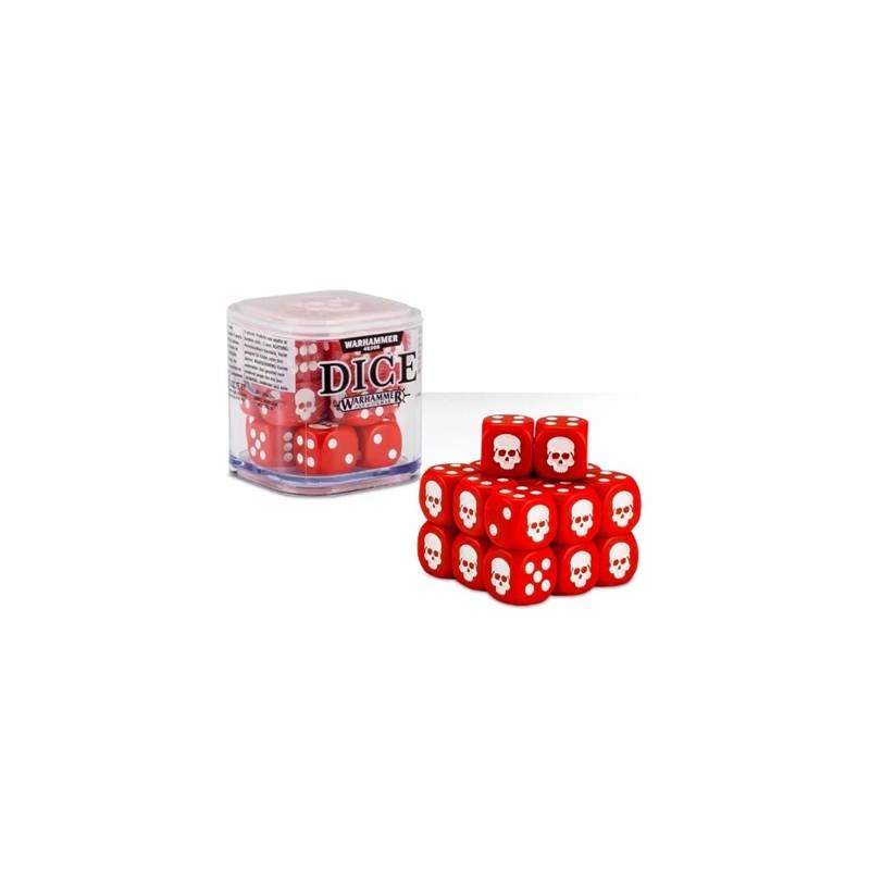 DICE CUBE WARHAMMER - ROUGE DICE CUBE WARHAMMER - ROUGE