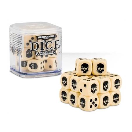 DICE CUBE WARHAMMER - BLANCWARHAMMER Un robuste cube en plastique c...