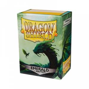 DRAGON SHIELD MATTE EMERALDPROTEGES CARTES 100 protèges cartes au p...