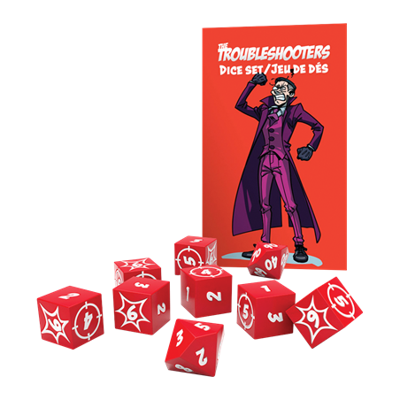 TROUBLESHOOTER SET DE DÉS AUTRES Set de dés: jouez aux Risque-Tout ...