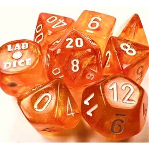 LAB DICE SET - ORANGE...