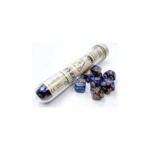 LAB DICE SET - AZURITE ET OR