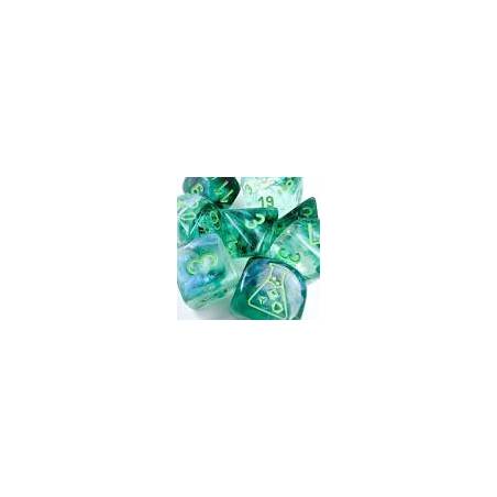 LAB DICE SET - ALGUE ET VERT CLAIR
