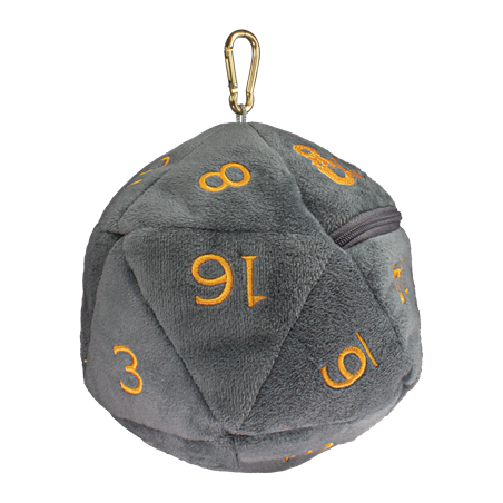 D&D : REALMSPACE D20 PLUSH DICE BAGDES & BOURSES Nouveau sac de dés...