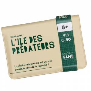 L'ILE DES PREDATEURSJEUX DE SOCIETE  Un casse-tête solo à emmener p...