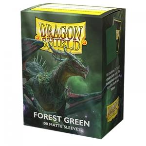 DRAGON SHIED FOREST GREEN MATTEPROTEGES CARTES