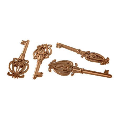 ETHERFIELDS METAL KEYSJEUX DE SOCIETE Etherfields - Set de 4 Clés e...