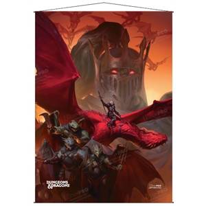 WALL SCROLL DRAGONLANCE SHADOW OF THE DRAGON QUEENMAGIC THE GATHERI...