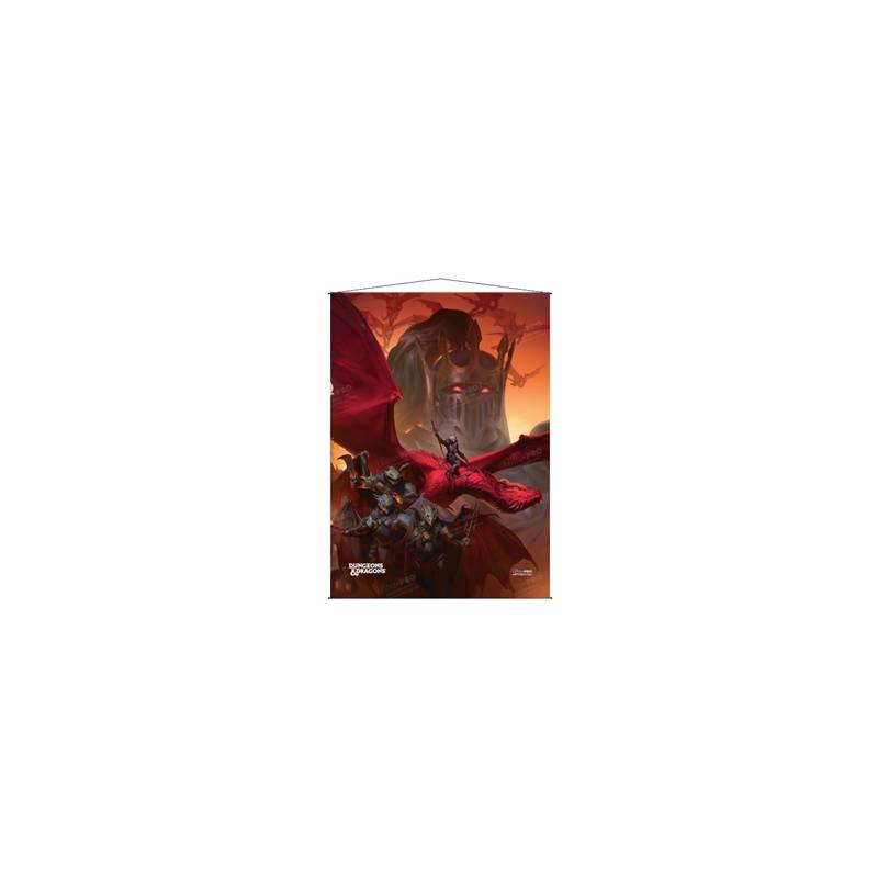 WALL SCROLL DRAGONLANCE SHADOW OF THE DRAGON QUEENMAGIC THE GATHERI...