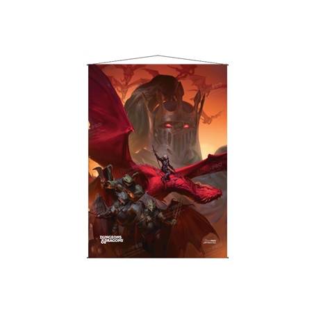 WALL SCROLL DRAGONLANCE SHADOW OF THE DRAGON QUEENMAGIC THE GATHERI...