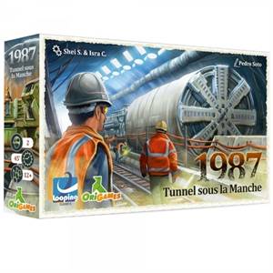 1987 TUNNEL SOUS LA MANCHE 2 JOUEURS 1987 Tunnel sous La Manche off...