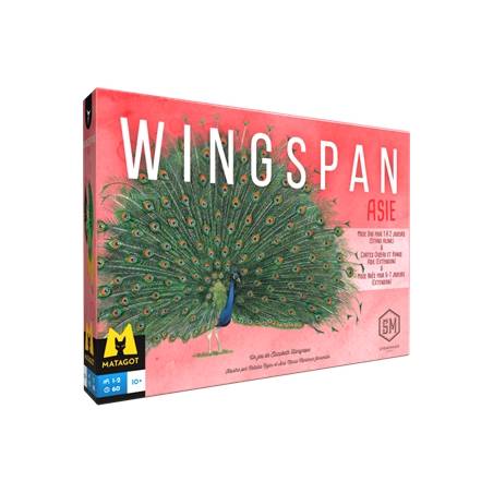 WINGSPAN ASIEJEUX DE SOCIETE Extention de Wingspan autour de l'Asie...