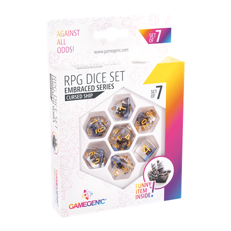 CURSED SHIP RPG DICEACCESSOIRES Set de des complet pour JDR
