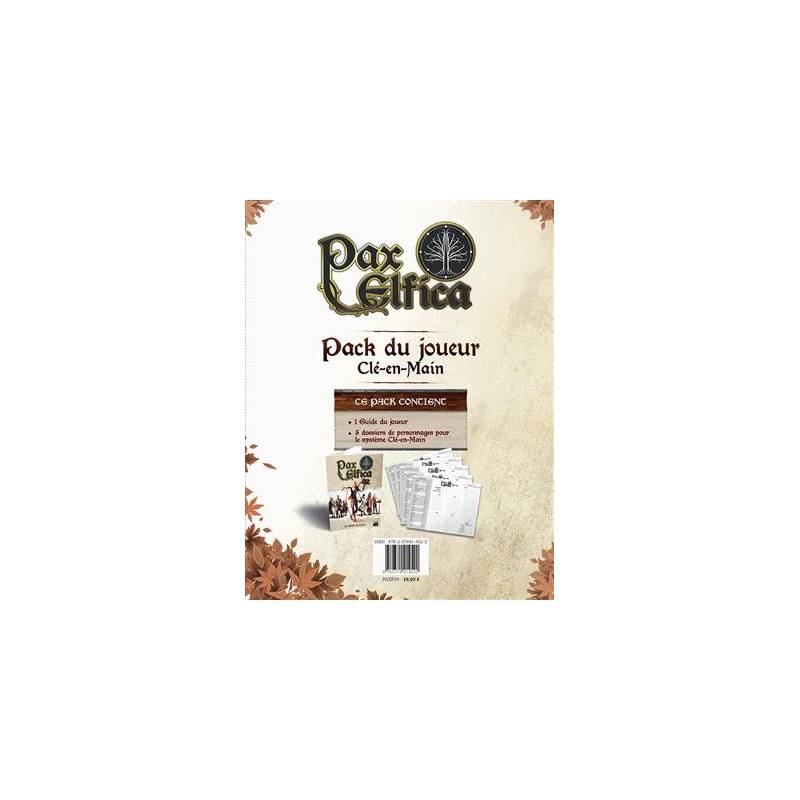 PAX ELFICA : PACK JOUEUR (CLE EN MAIN)JEUX DE RÔLES Pax Elfica est ... PAX ELFICA : PACK JOUEUR (CLE EN MAIN)JEUX DE RÔLES Pax Elfica est ...