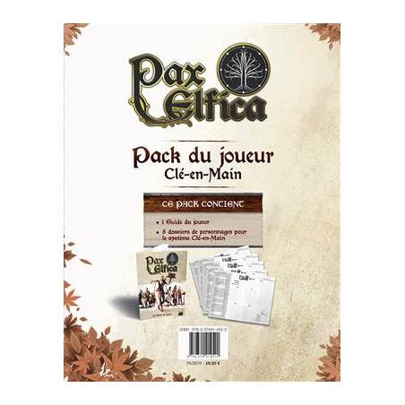 PAX ELFICA : PACK JOUEUR (CLE EN MAIN)JEUX DE RÔLES Pax Elfica est ...