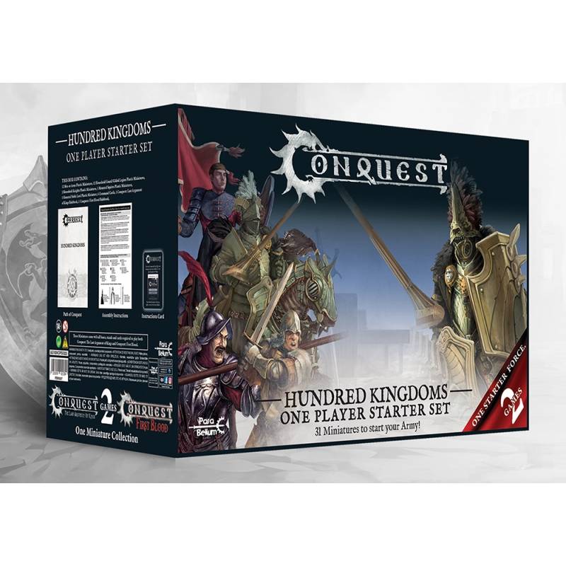 CONQUEST ONE PLAYER STATER SET HUNDRED KINGDOMSJEUX DE FIGURINES CO... CONQUEST ONE PLAYER STATER SET HUNDRED KINGDOMSJEUX DE FIGURINES CO...