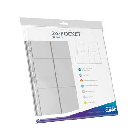 ULTIMATE GUARD 24-POCKET TRANSPARENTPORTFOLIO ET CLASSEURS Classeur...