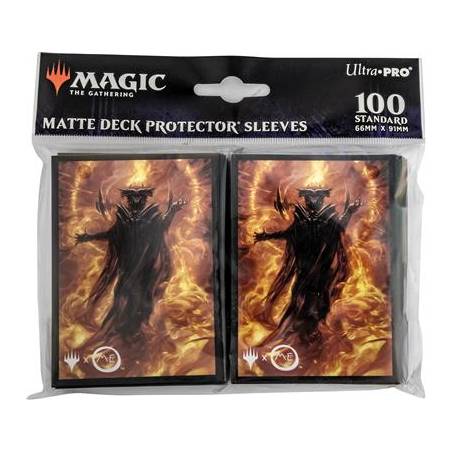 MTG : LORD OF THE RINGS 100CT SLEEVES SAURONPROTEGES CARTES 100 sle...