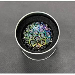 D100 CHROME DANS BOXACCESSOIRES 1 DES 100 FACES + BOITE DE RANGEMENT