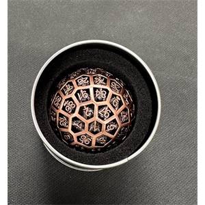D100 BRONZE DANS BOXACCESSOIRES 1 DES 100 FACES + BOITE DE RANGEMENT