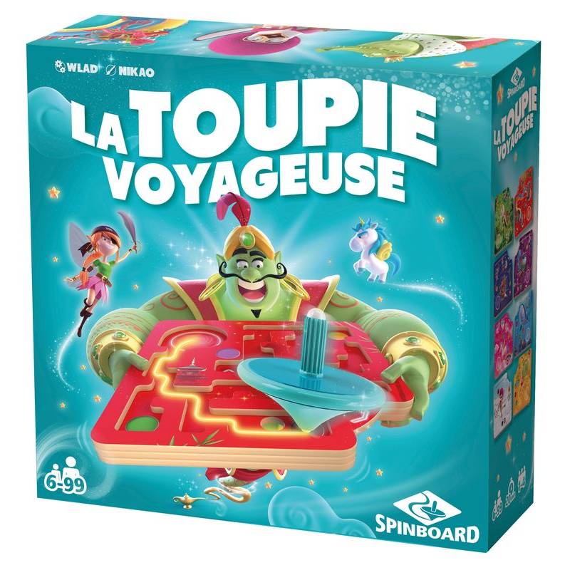 LA TOUPIE VOYAGEUSEJEUX DE SOCIETE Seul ou en coopération, guidez l... LA TOUPIE VOYAGEUSEJEUX DE SOCIETE Seul ou en coopération, guidez l...