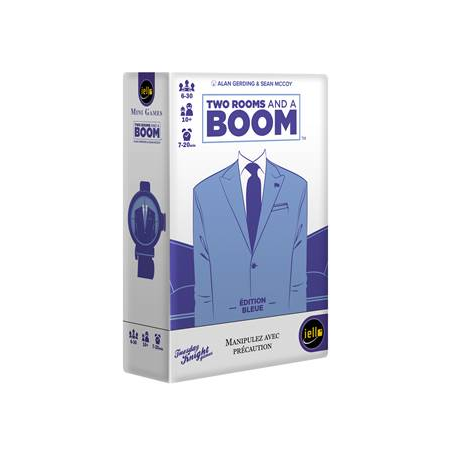 JEUX DE SOCIETE TWO ROOMS AND A BOOM BLEUE
