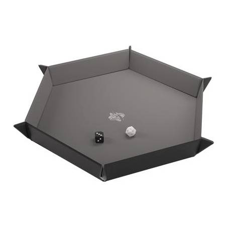 PISTE DE DES HEXAGONAL NOIR/GRIS