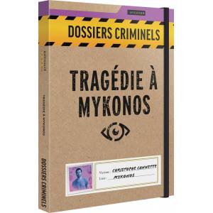 JEUX DE SOCIETE DOSSIERS CRIMINELS - TRAGEDIE À MYKONOS
