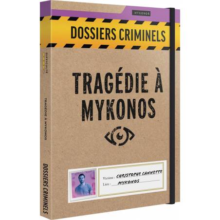 JEUX DE SOCIETE DOSSIERS CRIMINELS - TRAGEDIE À MYKONOS