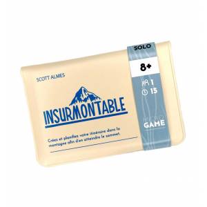 INSURMONTABLEJEUX DE LOGIQUE Petit casse-tête emportable partout su...