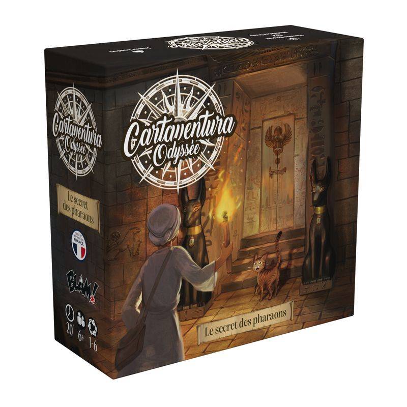 JEUX DE SOCIETE CARTAVENTURA ODYSSEE : LE SECRET DES PHARAONS