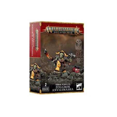 ZOGGROK ANVILSMASHAJEUX DE FIGURINES L'ork qui forge les os et la p...