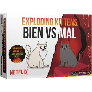 JEUX DE SOCIETE EXPLODING KITTENS : BIEN VS MAL