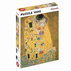 JEUX DE SOCIETE PUZZLE 1000 PIECES - KLIMT - LE BAISER