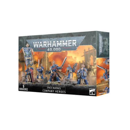 WARHAMMER 40K : SPACE MARINE HEROS DE LA COMPAGNIEJEUX DE FIGURINES...