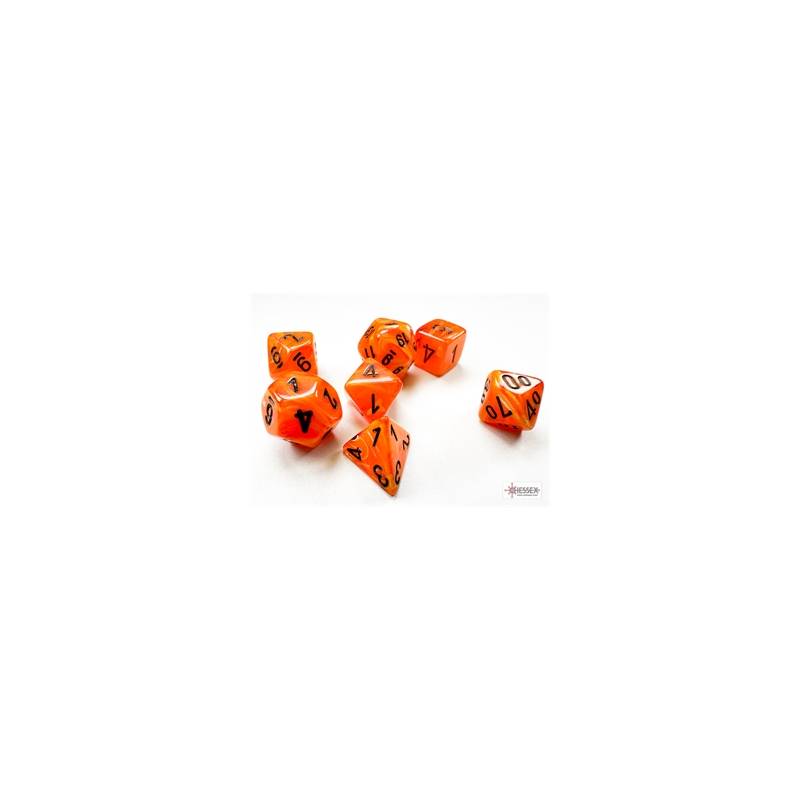 MINI SET DE 7 DES VORTEX ORANGE/NOIRSET DE DES SET DE 7 DES POUR JE... MINI SET DE 7 DES VORTEX ORANGE/NOIRSET DE DES SET DE 7 DES POUR JE...