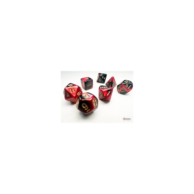 MINI SET DE 7 DES GEMINI NOIR-ROUGE/ORSET DE DES SET DE 7 DES POUR ... MINI SET DE 7 DES GEMINI NOIR-ROUGE/ORSET DE DES SET DE 7 DES POUR ...