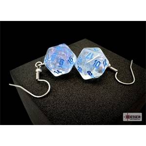 BOUCLES D'OREILLES CROCHET D20 ICEBERG/BLEU CLAIRBIJOUX Boucles d'o...