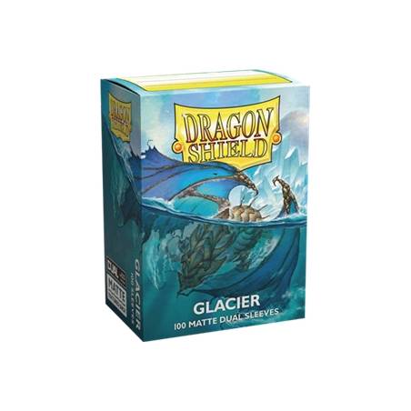 DRAGON SHIELD DUAL MATTE SLEEVES GLACIERACCESSOIRES 100 SLEEVES DUA...